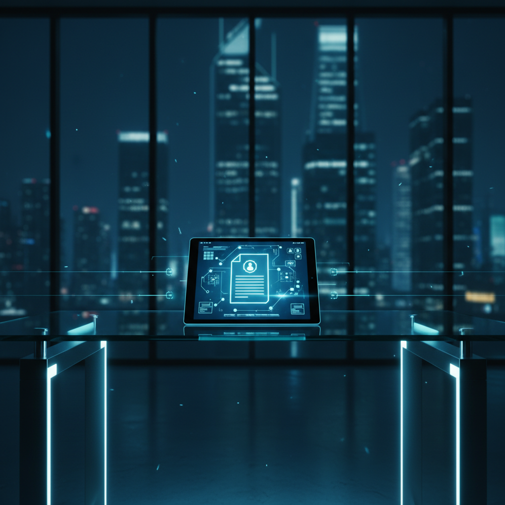 A sleek digital interface showing a secure electronic signature being applied to a business contract in GoHighLevel.